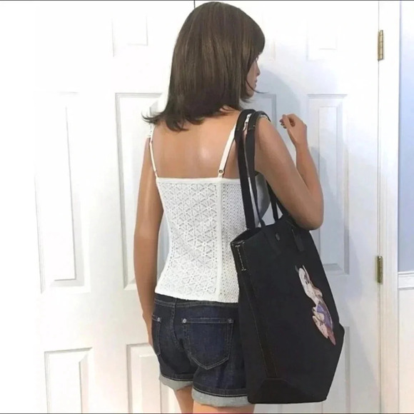 COACH Diaper Bag Shopper or Travel Black Bag Dr Doodle Duck Fisher Price Bag - Picture 6 of 10